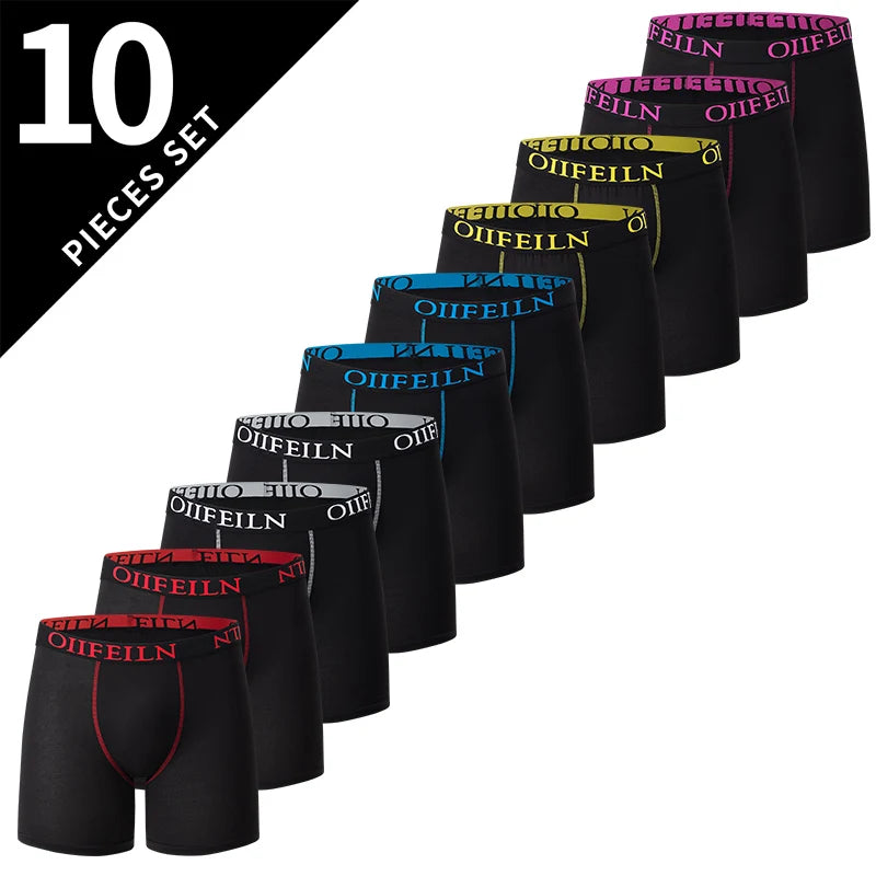 Men's Boxer Briefs – Elastic-Waist Multipack Underwear