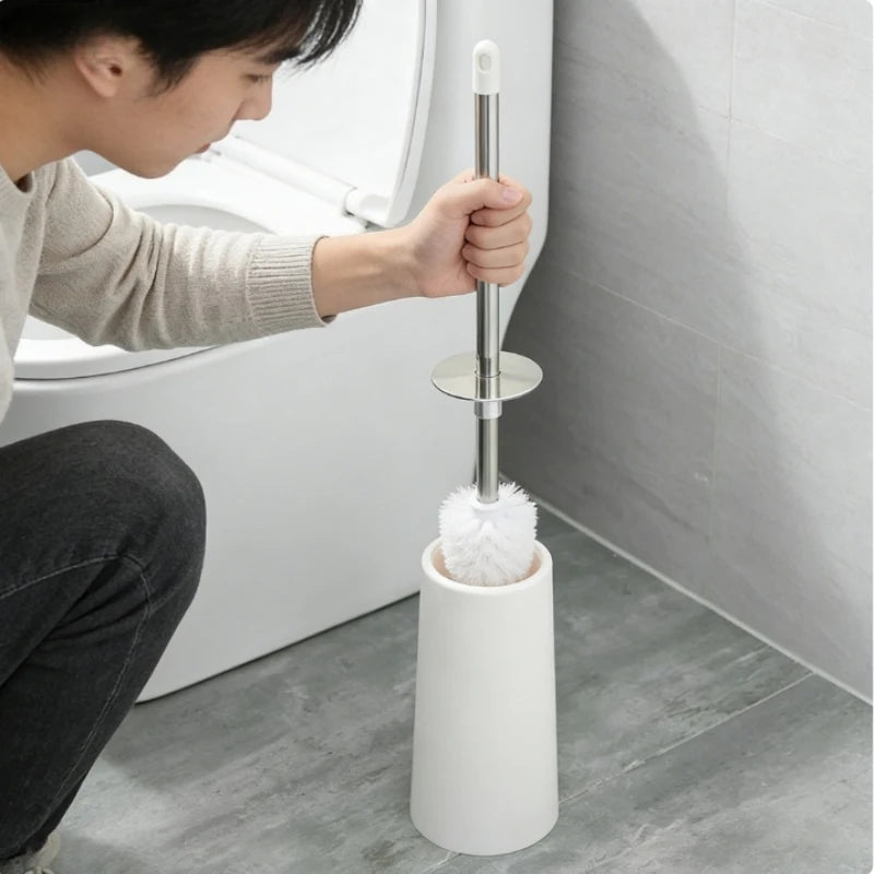 Silicone Toilet Brush & Holder Set