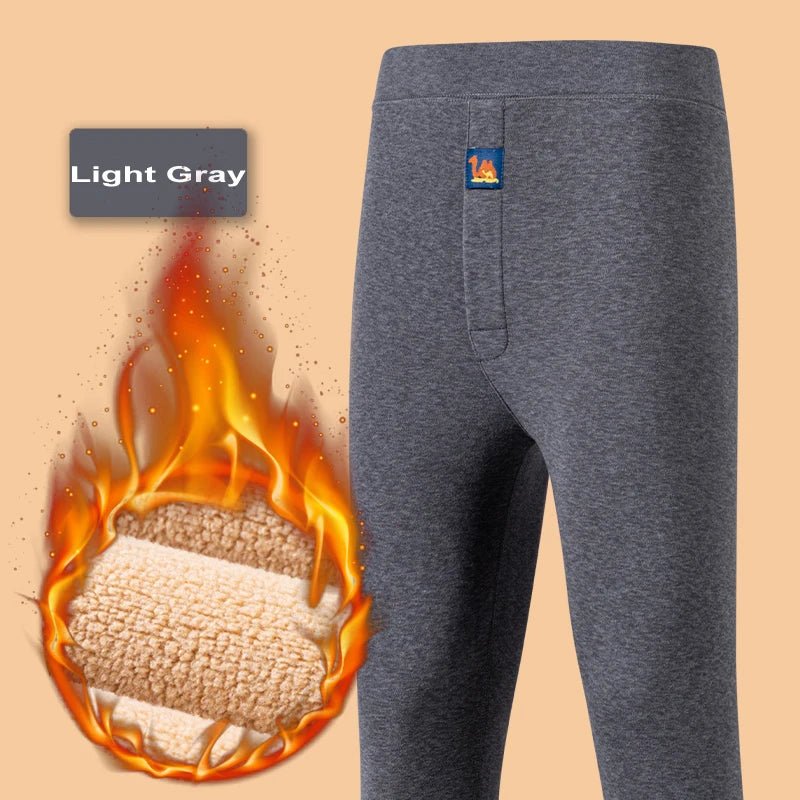 Men's Fleece Thermal Underwear – Warm Base-Layer Pants