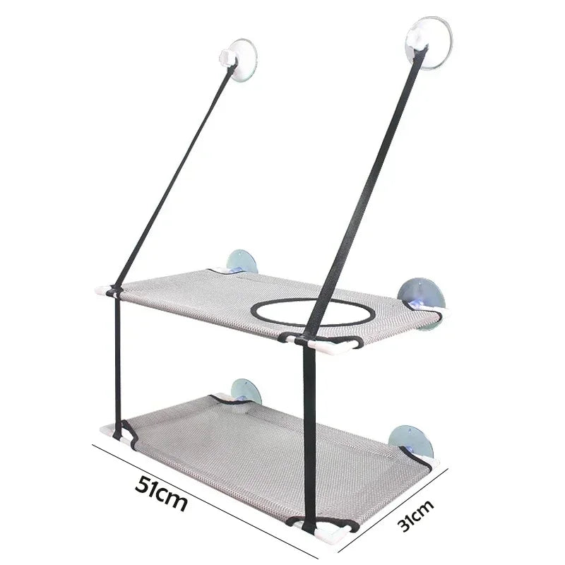 Suction-Cup Cat Window Hammock