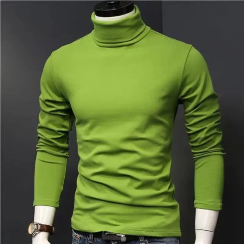 Mock-Neck Long-Sleeve Top
