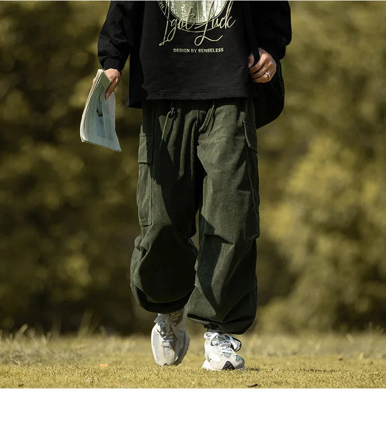 Corduroy Cargo Pants
