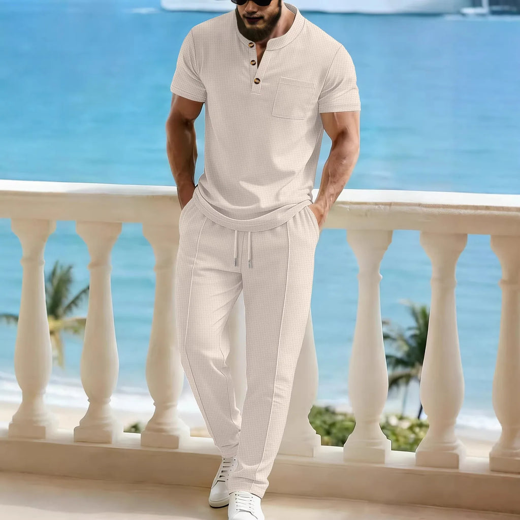 Henley & Jogger Set
