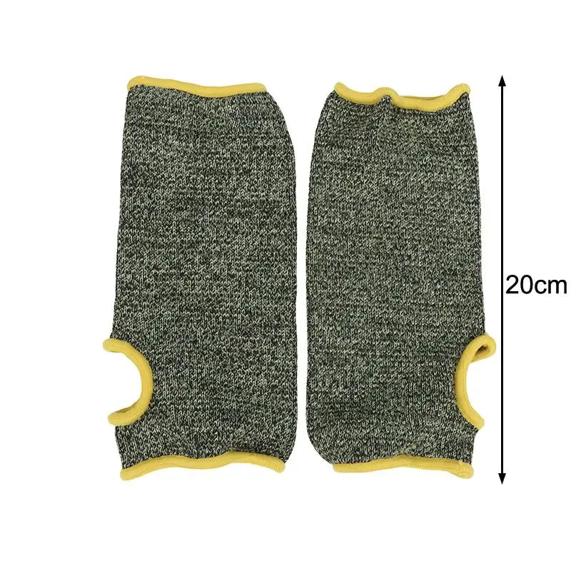 Cut-Resistant Arm Sleeves – 1 Pair, Heat & Abrasion Guard