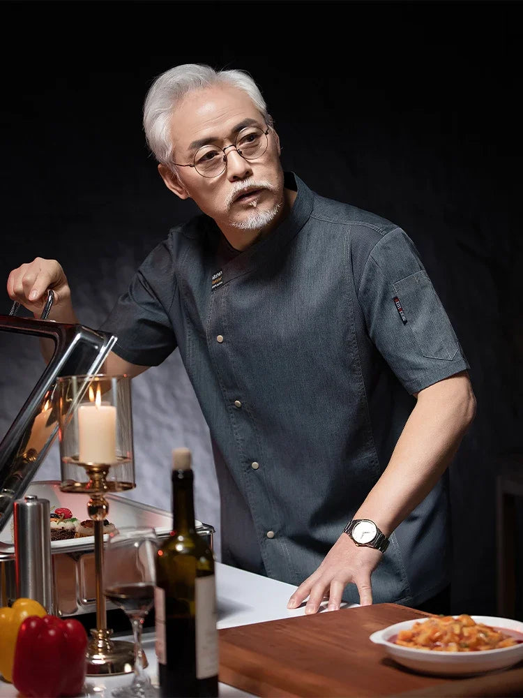 Men's Chef's Jacket – Restaurant & Bakery Cook Uniform