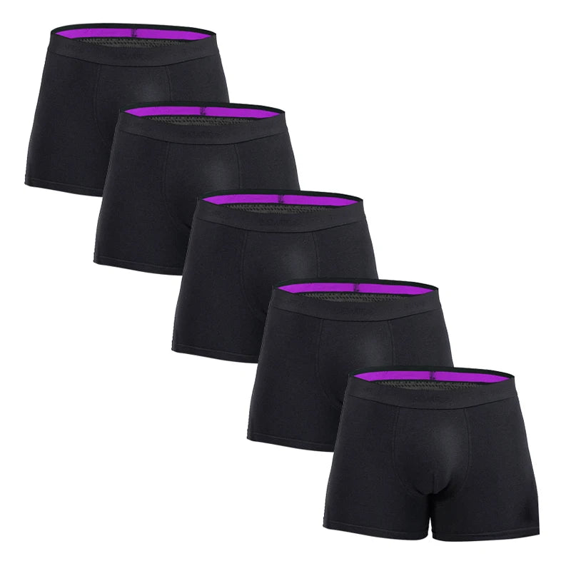 Men's Boxer Briefs – 5-Pack Cotton Underwear
