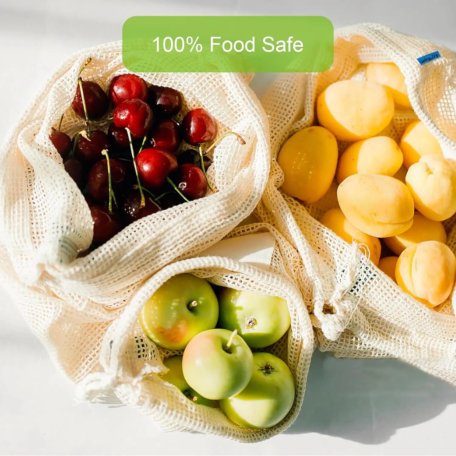 Reusable Mesh Produce Bags — Set of 9