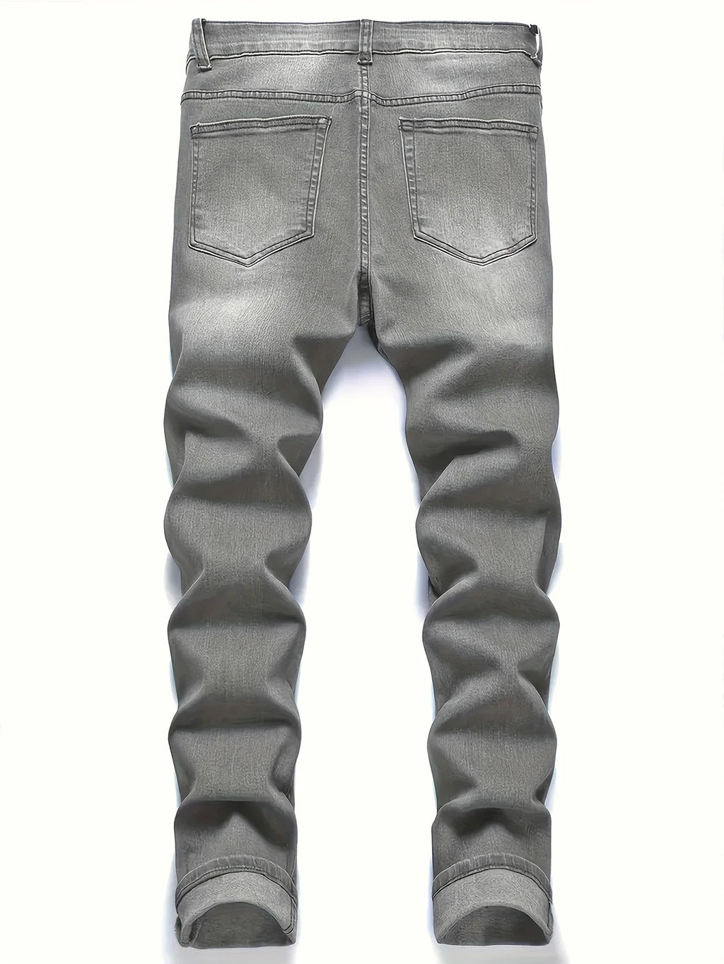 Slim-Fit Ripped Jeans