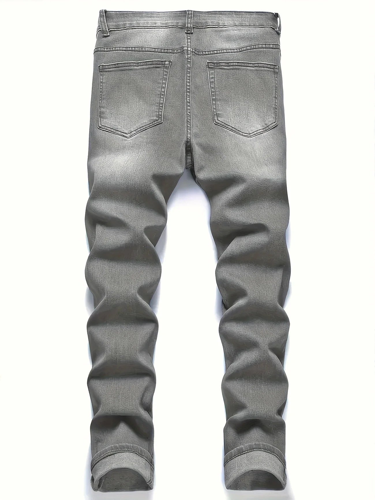 Slim-Fit Ripped Jeans
