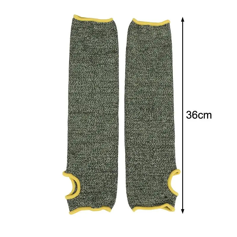 Cut-Resistant Arm Sleeves – 1 Pair, Heat & Abrasion Guard
