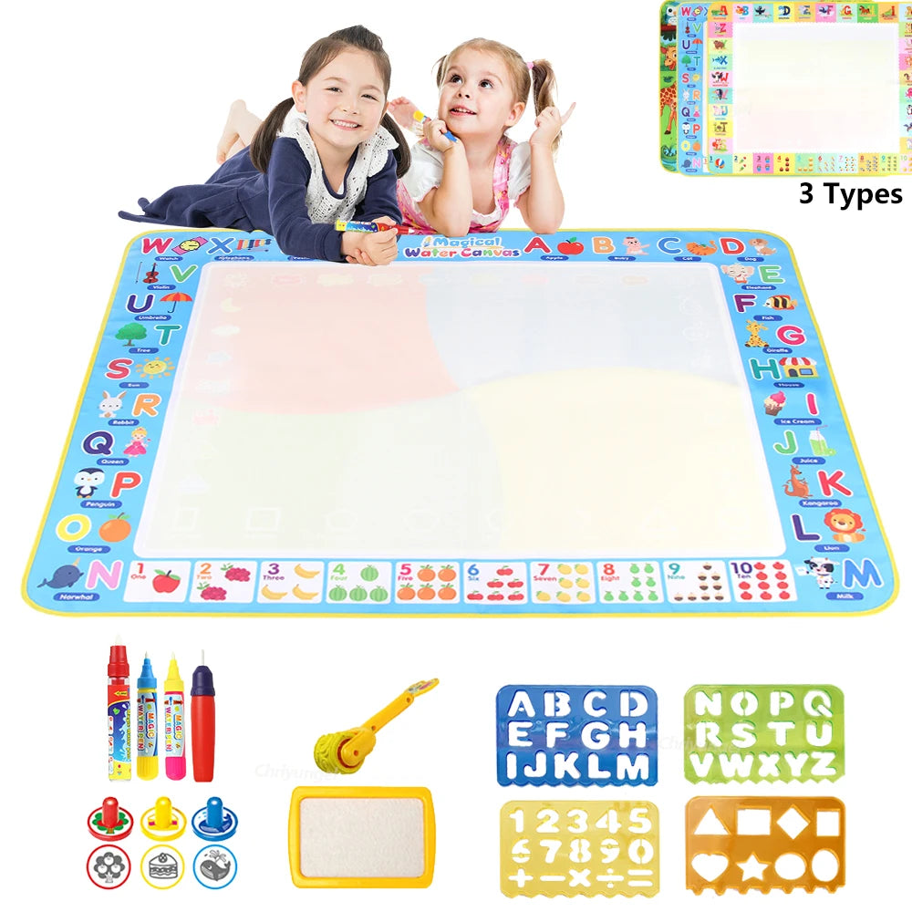 Large magic water doodle mat for kids