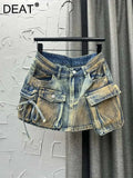 Cargo Utility Mini Skirt