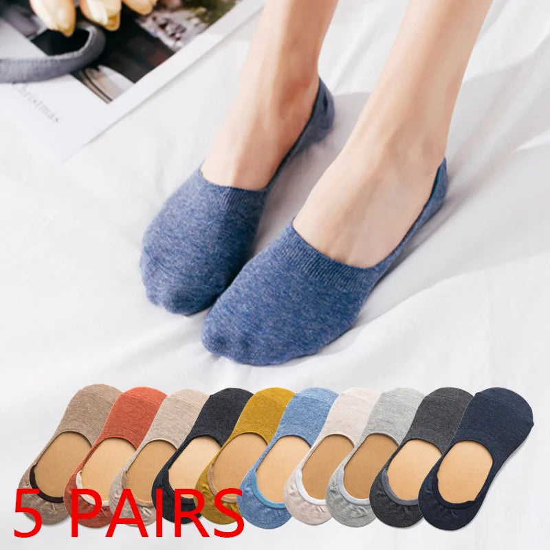 No-Show Socks (5 Pairs)