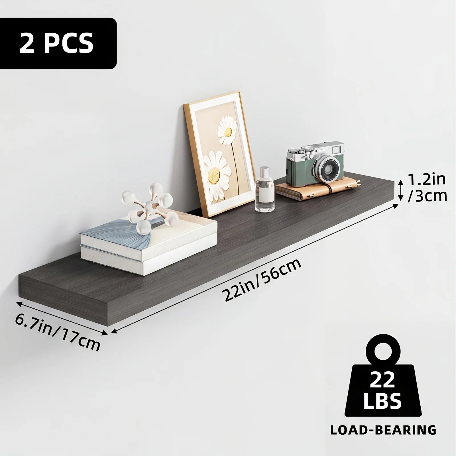 Floating Wall Shelves (Set)