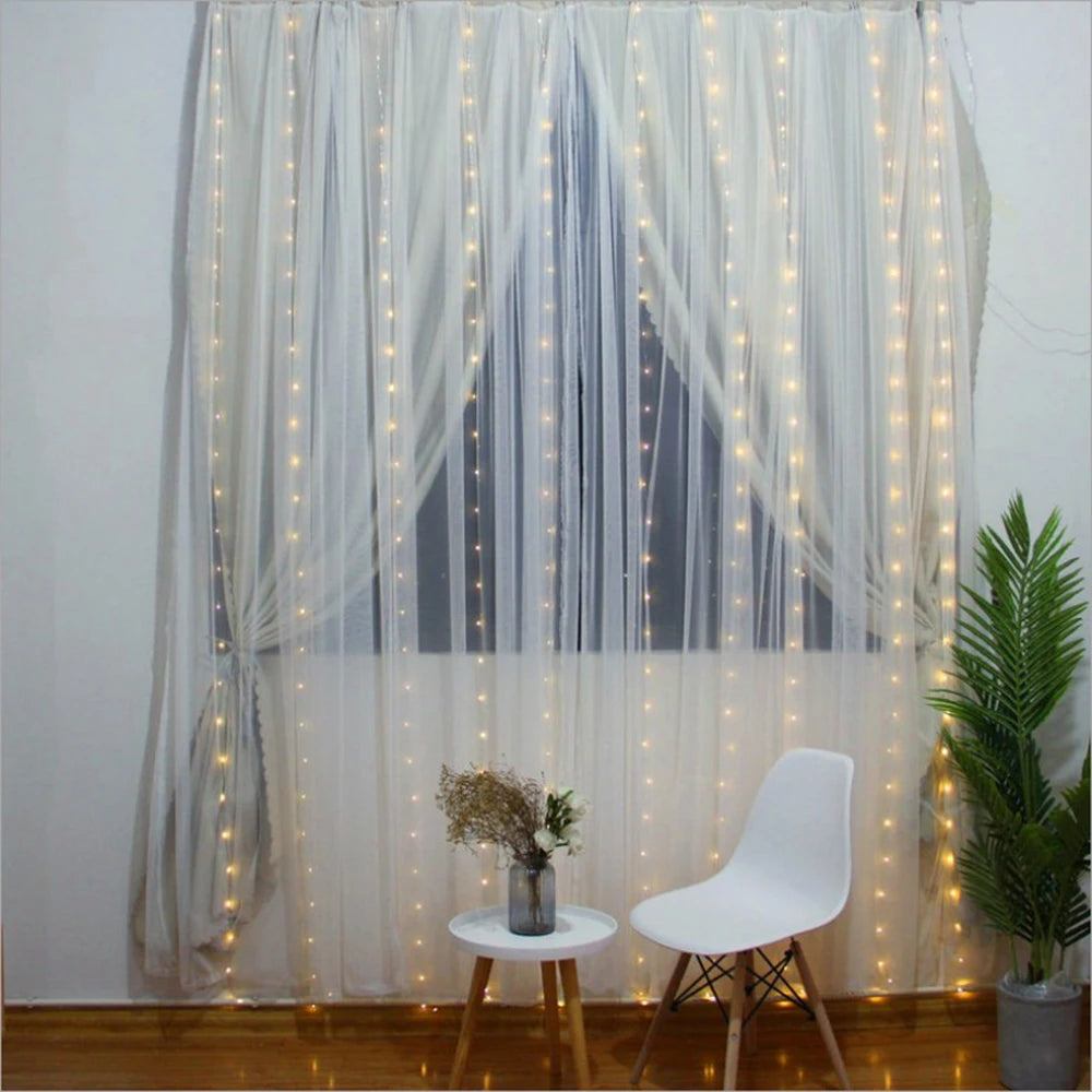 Curtain lights remote modes
