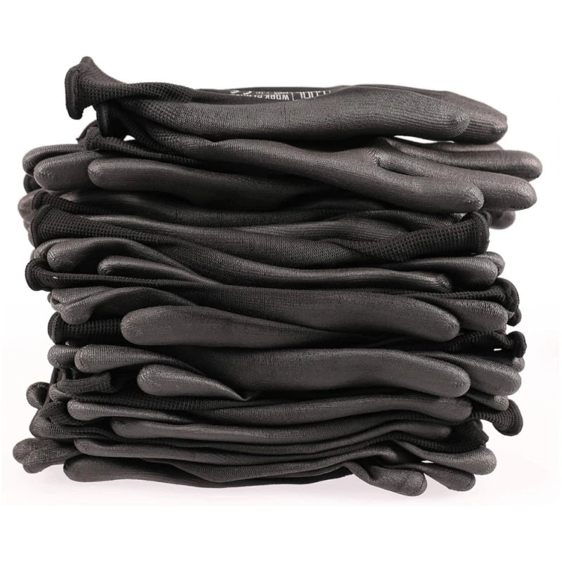 PU-Coated Work Gloves – Seamless Knit, Non-Slip Grip