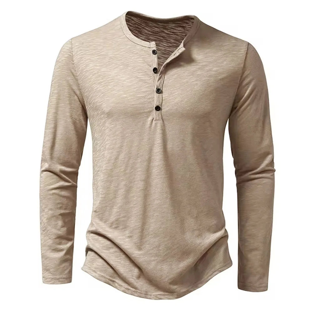 Long-Sleeve Henley