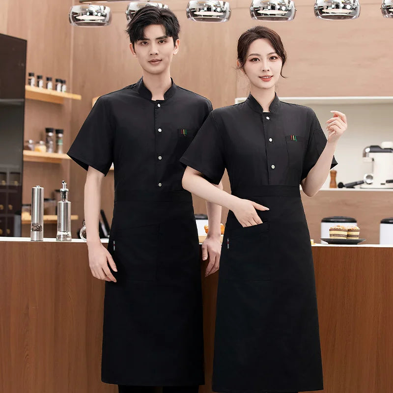 Chef Jacket & Apron Set – Kitchen Work Uniform