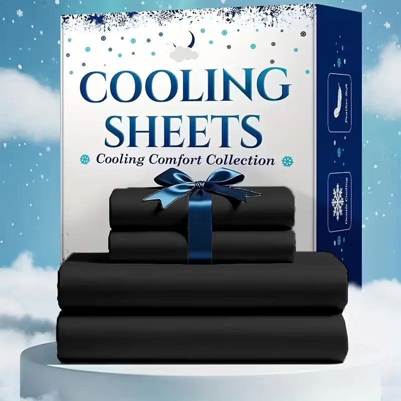 Cooling Viscose Sheet Set – Soft Queen Bedding, 4 or 6 Pc
