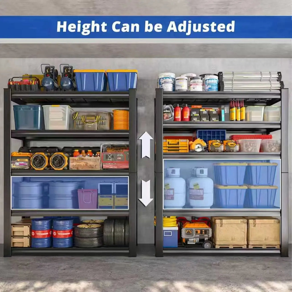 Adjustable Metal Utility Shelf – Heavy-Duty Storage Rack