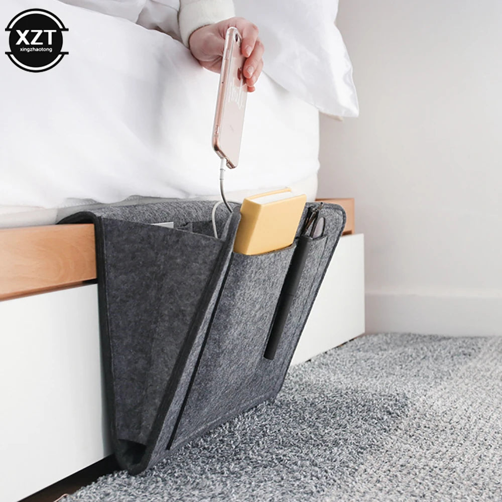 Felt Bedside Caddy Storage Organizer