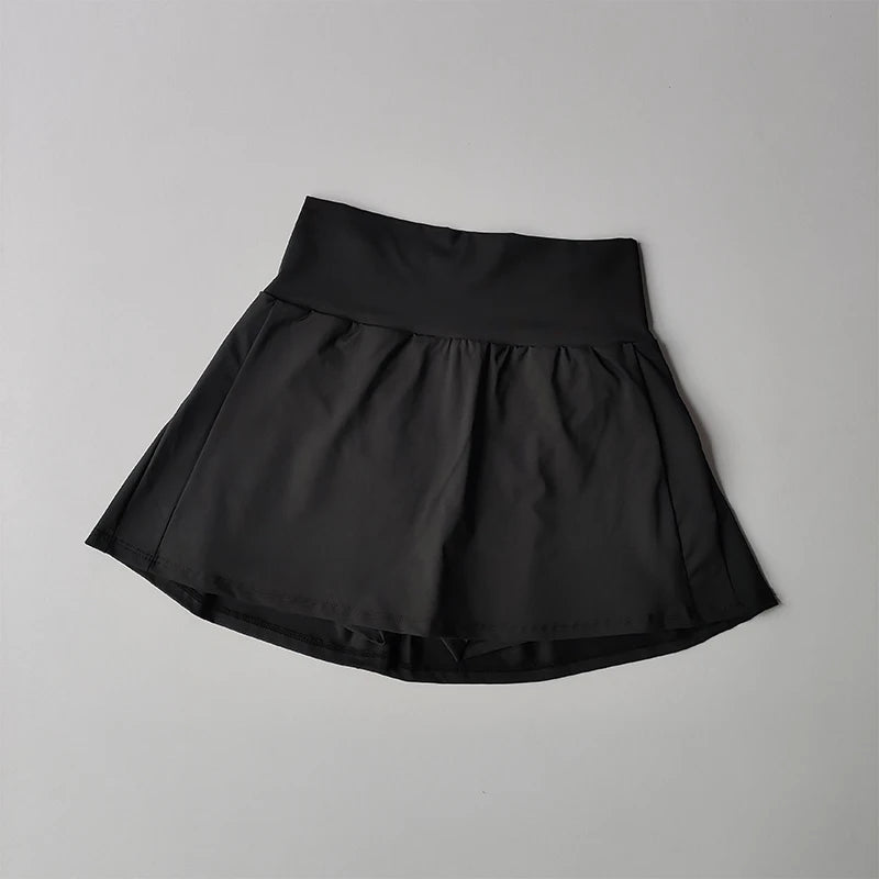 Women's High-Waist Sports Skirt – Quick-Dry Athletic