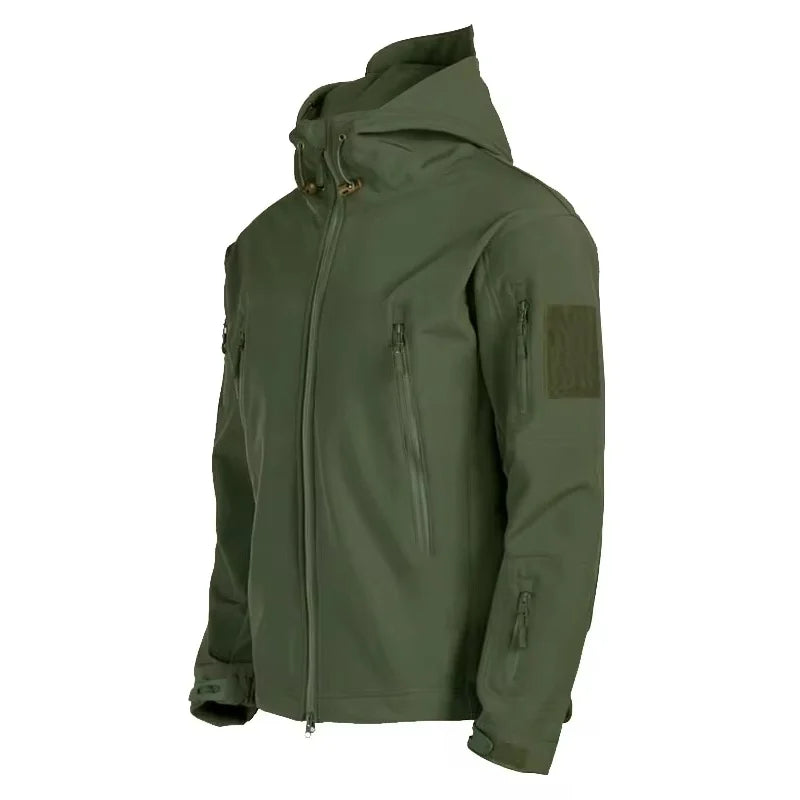 Men's Hooded Nylon Windbreaker Jacket