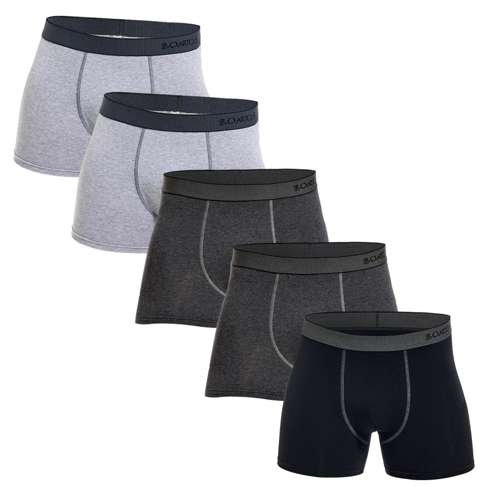 Men's Boxer Briefs – 5-Pack Cotton Underwear