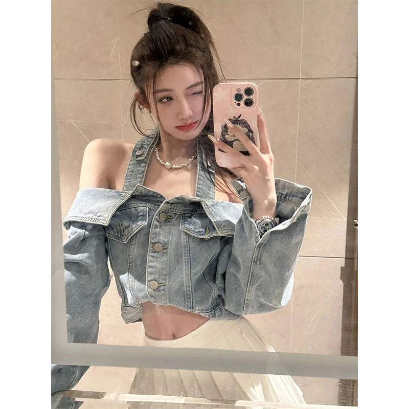 Cropped Denim Jacket