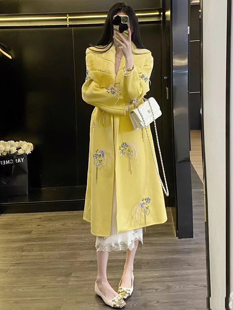 Longline Belted Coat