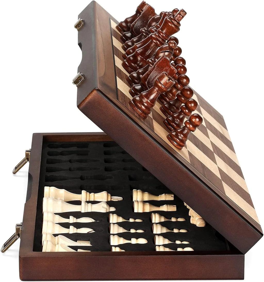 Magnetic Chess Set – Portable Roll-Up Travel Board Game