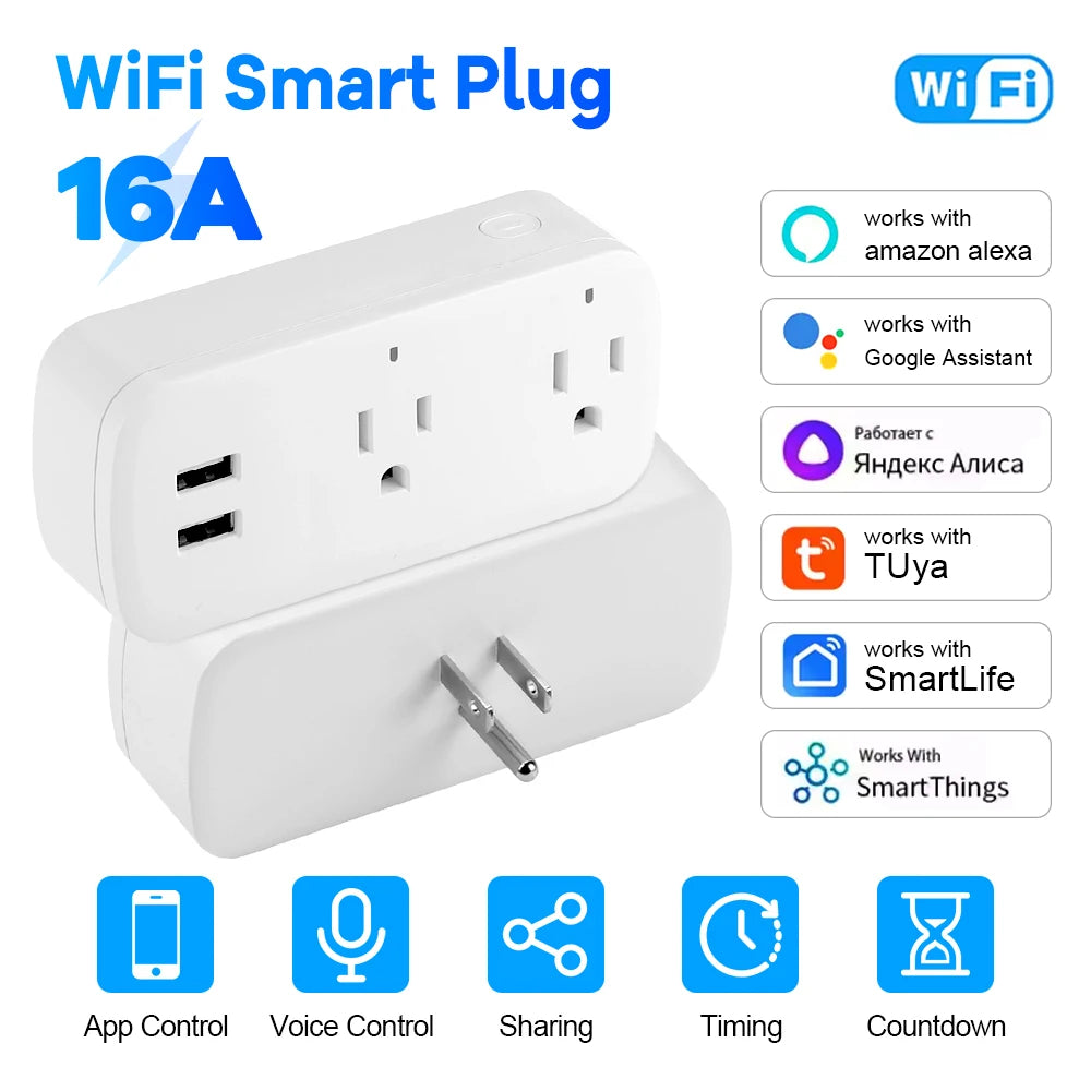 WiFi Smart Plug (App + Voice Control)