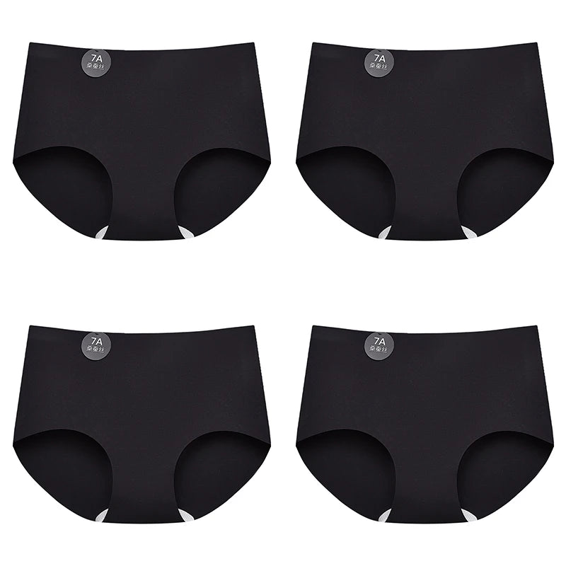 Women's Seamless Briefs – 4-Pack Soft & Lightweight