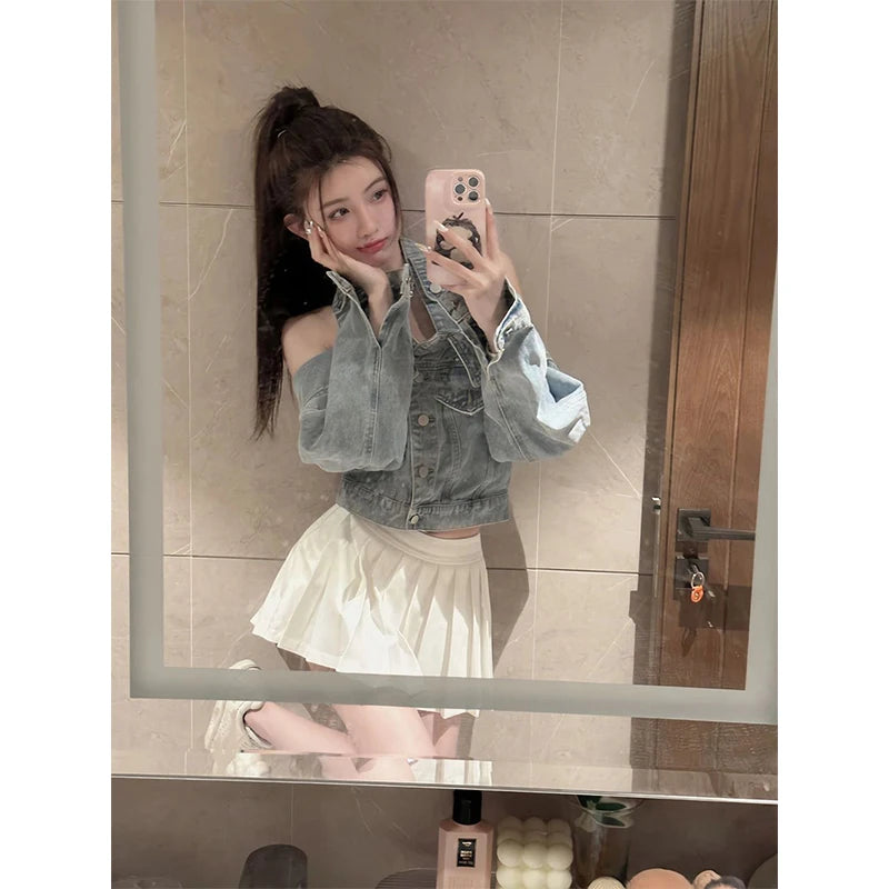 Cropped Denim Jacket
