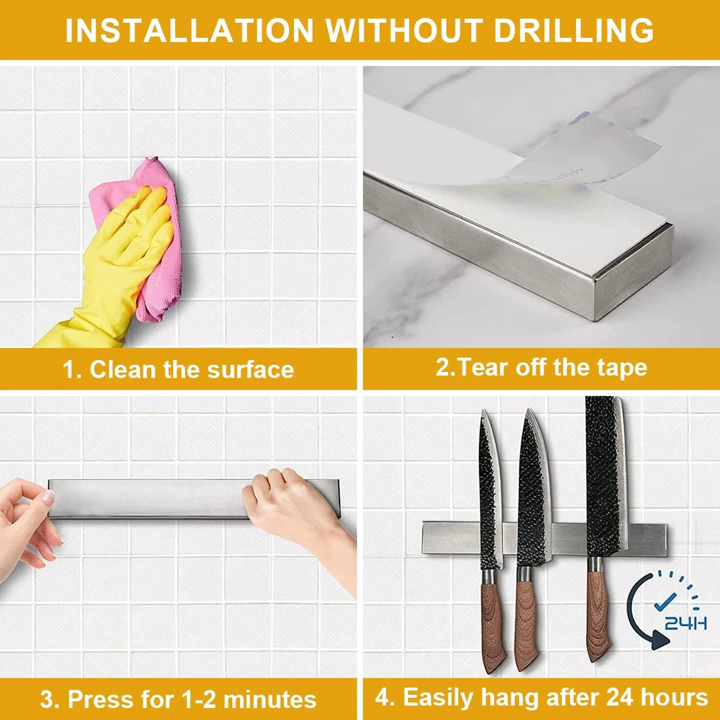 Magnetic Knife Holder Strip