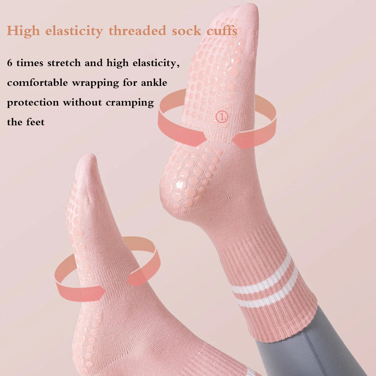 Non-Slip Yoga & Pilates Grip Socks