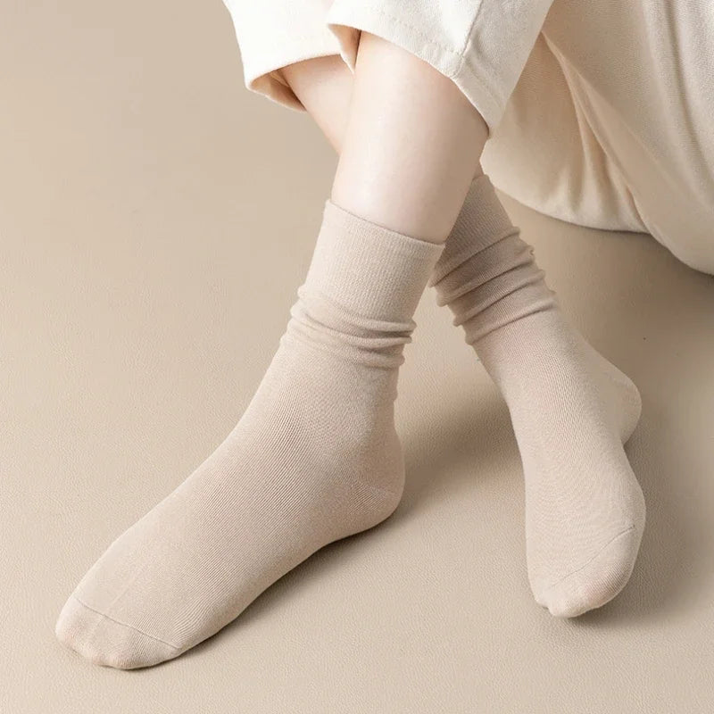 Cotton Crew Socks (5 Pairs)