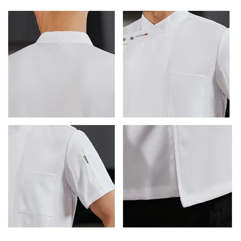 Chef's Jacket – Breathable Mesh Kitchen Uniform