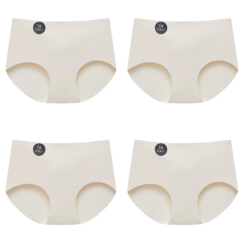 Women's Seamless Briefs – 4-Pack Soft & Lightweight