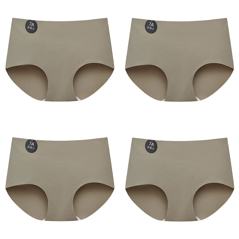 Women's Seamless Briefs – 4-Pack Soft & Lightweight