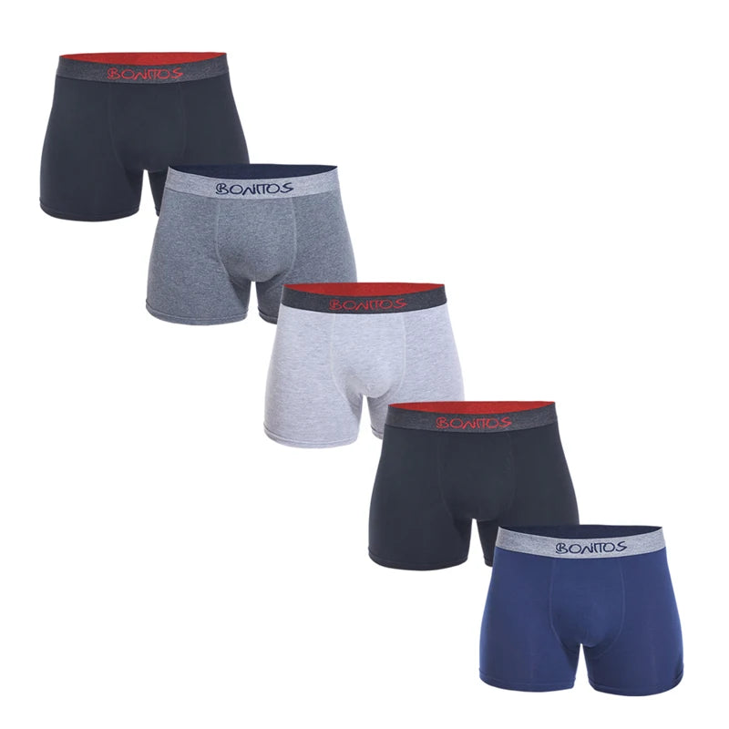Men's Boxer Briefs – 5-Pack Cotton Underwear