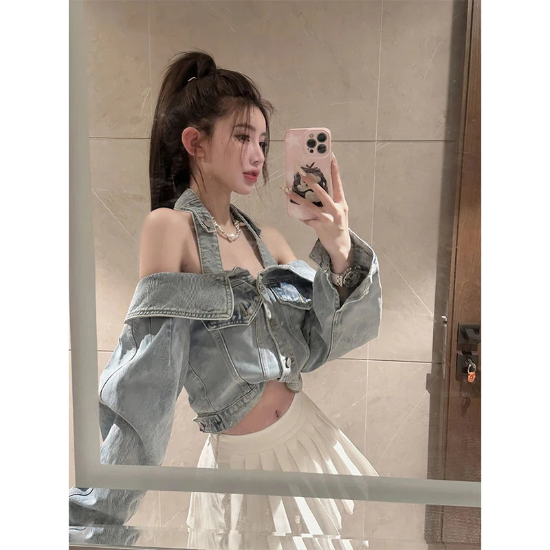 Cropped Denim Jacket