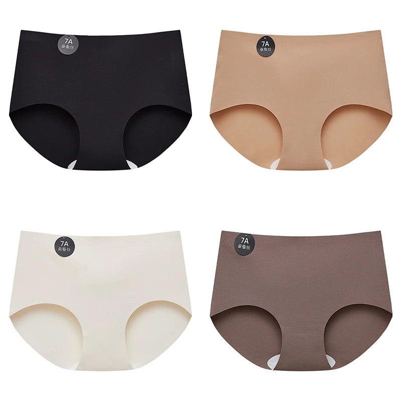 Women's Seamless Briefs – 4-Pack Soft & Lightweight