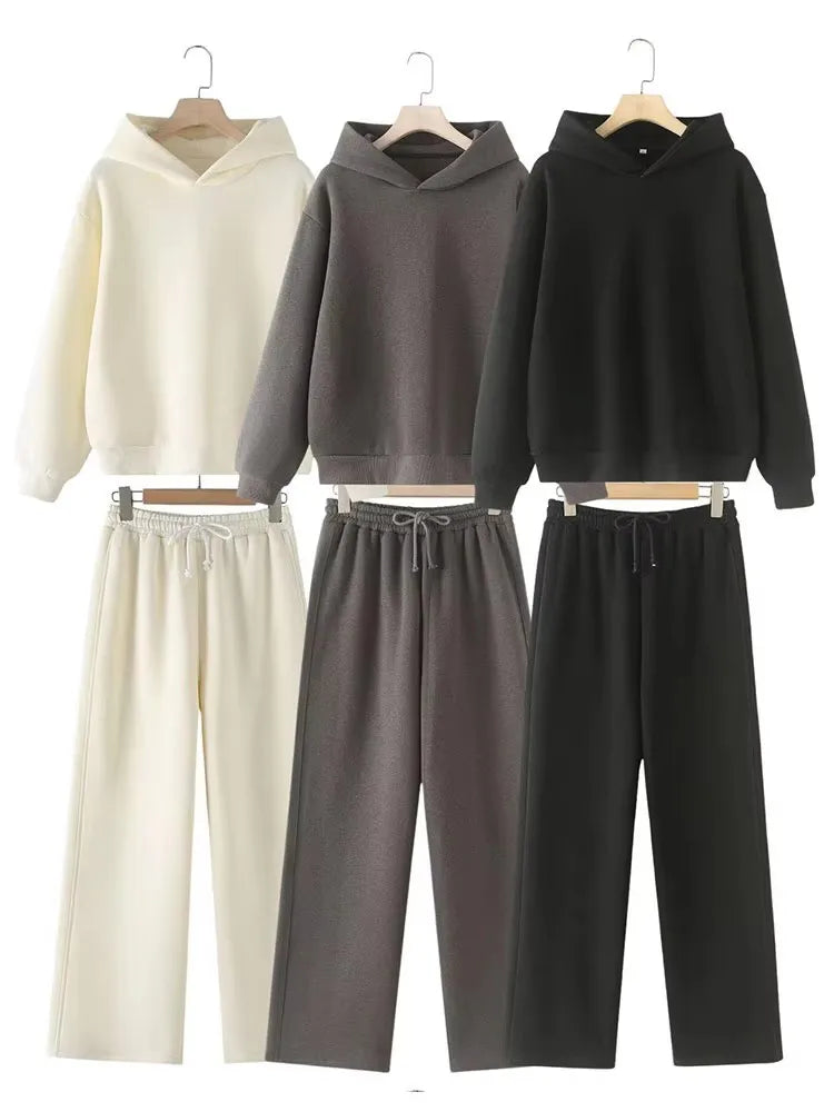 Brushed Fleece Hoodie & Jogger Set