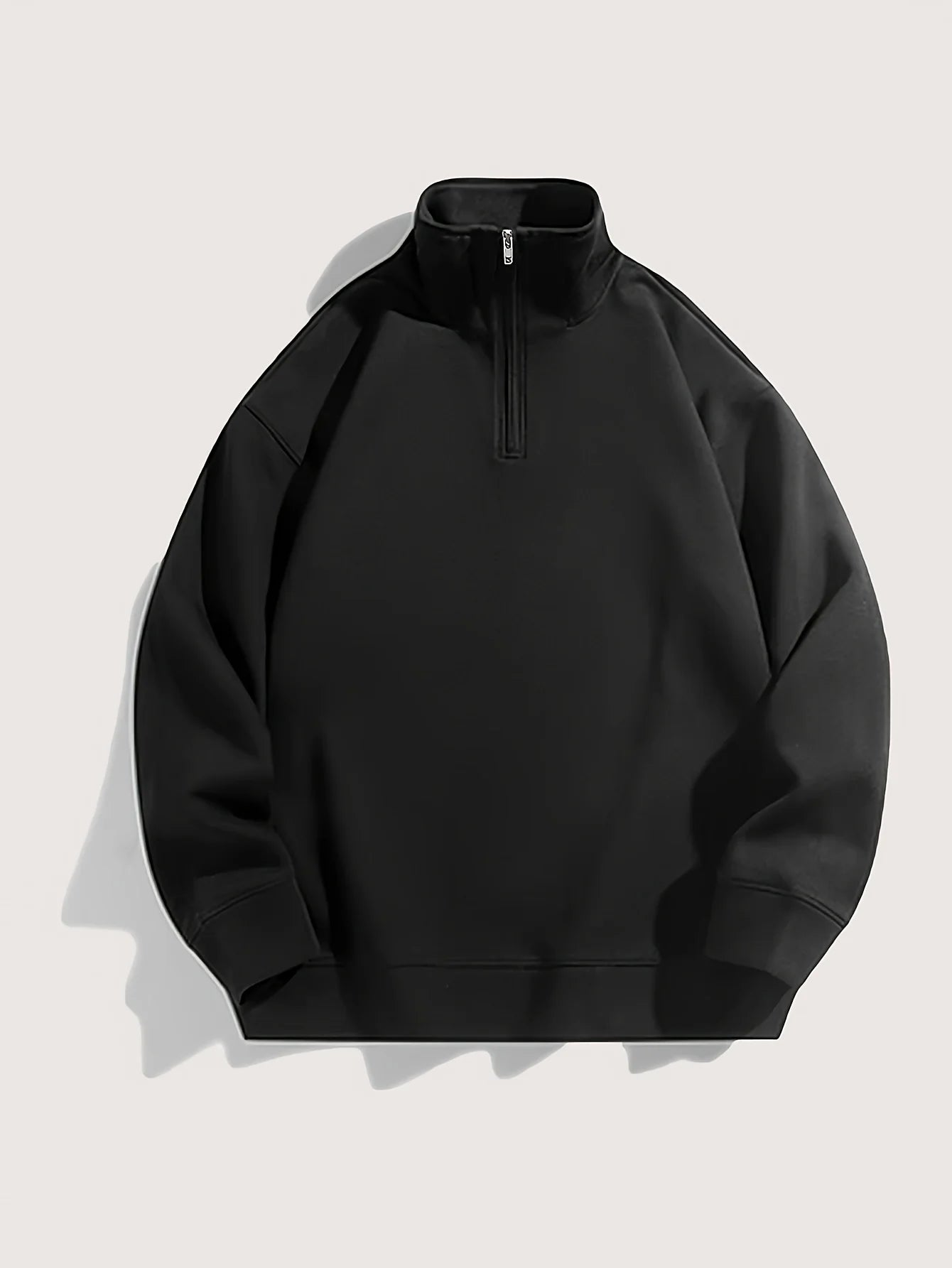 Quarter-Zip Knit Pullover Sweater