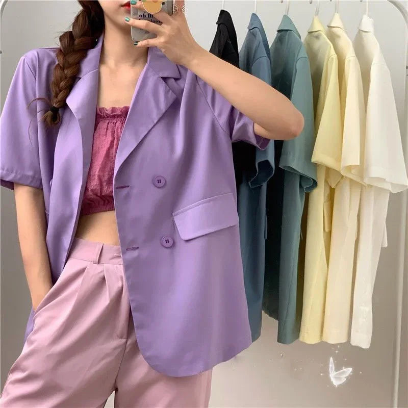 Oversized Double-Breasted Blazer