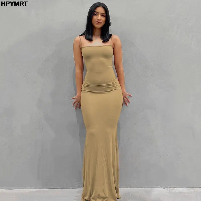 Bodycon Tank Maxi Dress