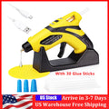 Cordless mini hot glue gun kit with glue sticks