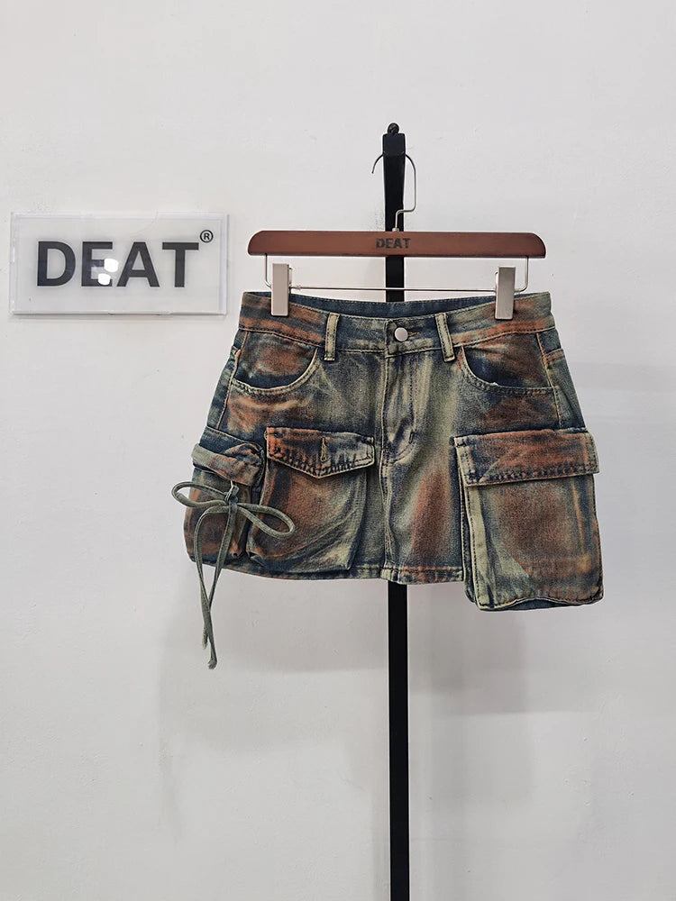 Cargo Utility Mini Skirt