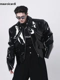 Faux-Leather Moto Jacket